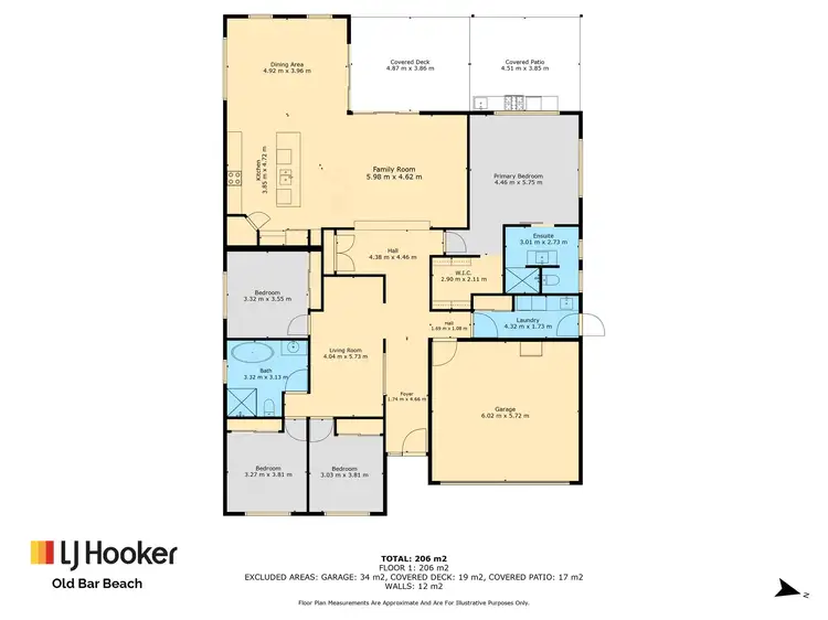 Floorplan of Homely house listing, 34 Shantull Drive, Wallabi Point NSW 2430