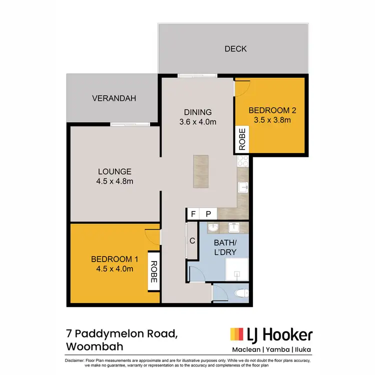 Floorplan of Homely house listing, 7 Paddymelon Road, Woombah NSW 2469
