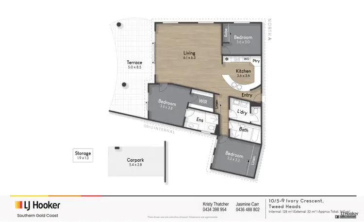 Floorplan of Homely unit listing, 10/5 - 9 Ivory Crescent, Tweed Heads NSW 2485