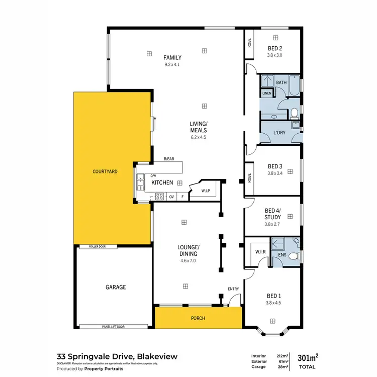 Floorplan of Homely house listing, 33 Springvale Drive, Blakeview SA 5114