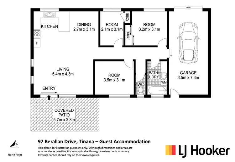 Floorplan of Homely house listing, 91-97 Berallan Drive, Tinana QLD 4650