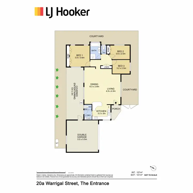 Floorplan of Homely semi-detached listing, 20a Warrigal Street, The Entrance NSW 2261