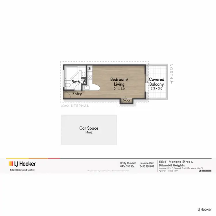 Floorplan of Homely unit listing, 55/61 Marana Street, Bilambil Heights NSW 2486
