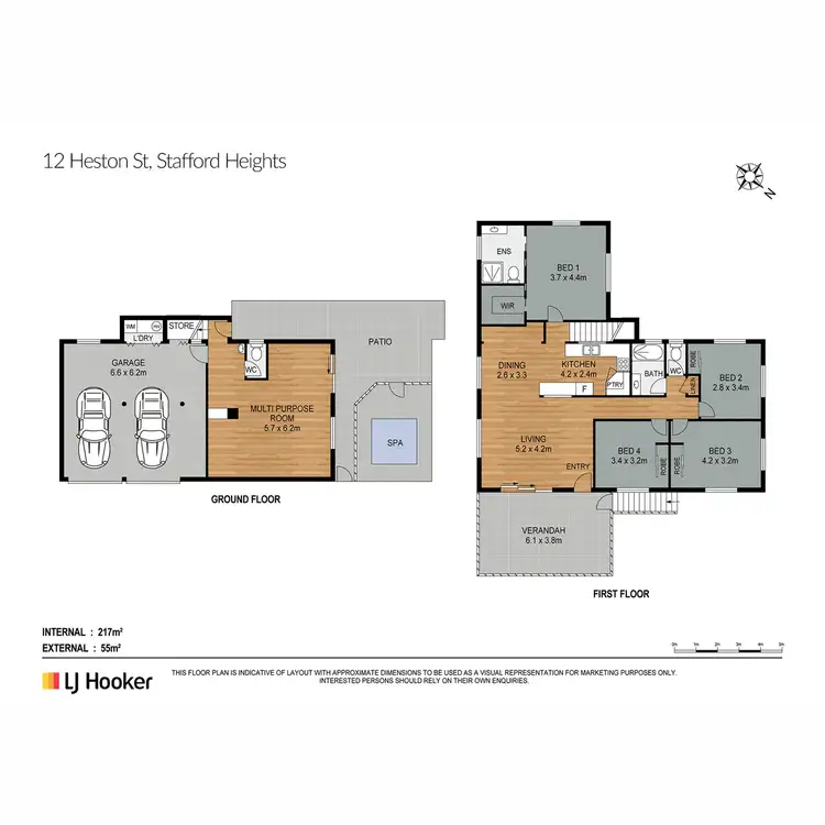 Floorplan of Homely house listing, 12 Heston Street, Stafford Heights QLD 4053
