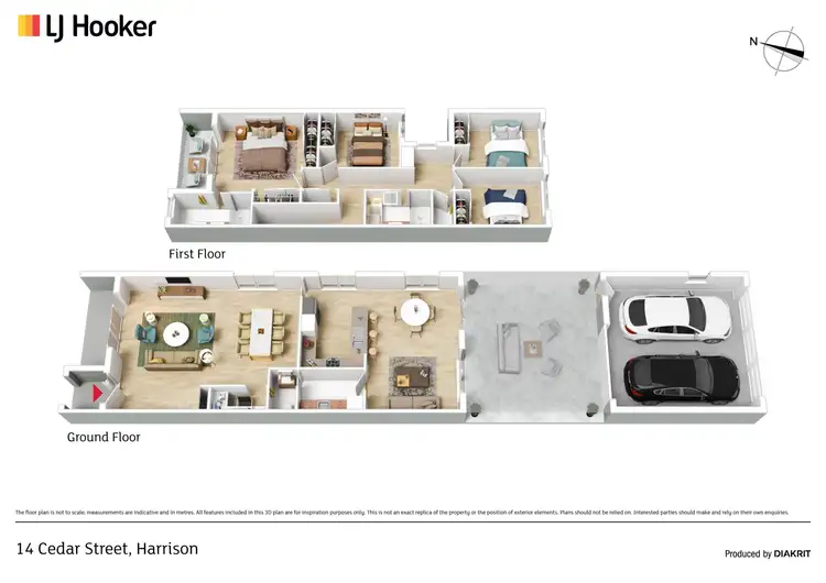 Floorplan of Homely house listing, 14 Cedar Street, Harrison ACT 2914