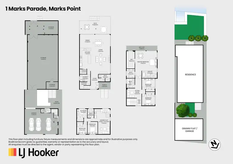 Floorplan of Homely house listing, 1 Marks Parade, Marks Point NSW 2280