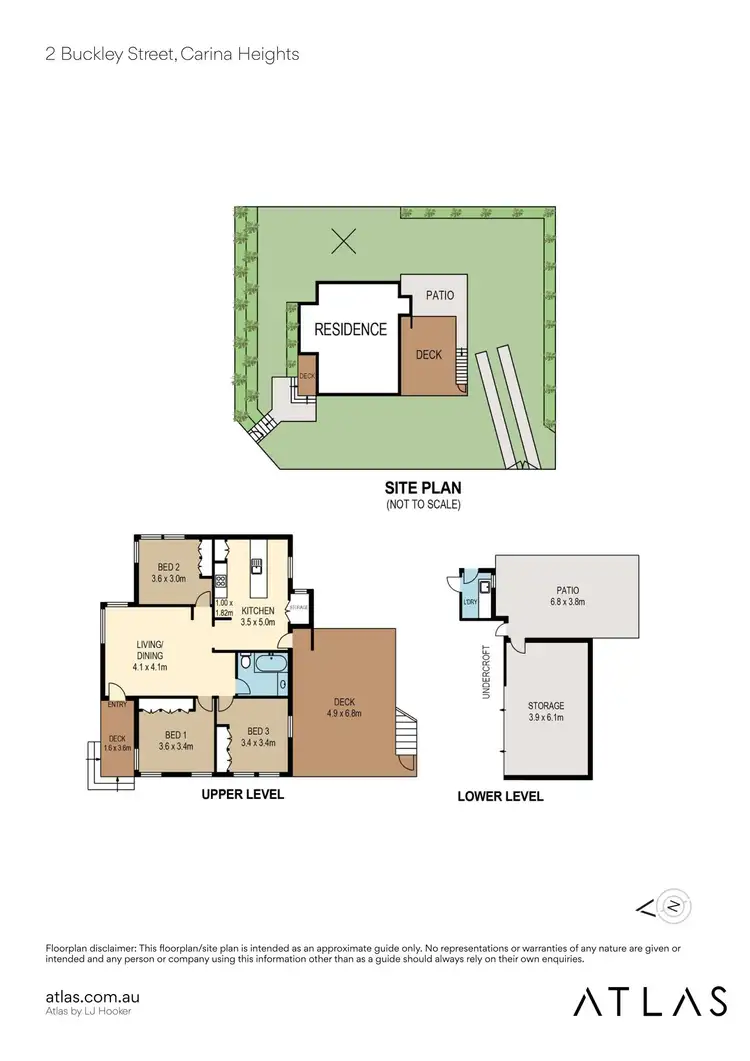 Floorplan of Homely house listing, 2 Buckley Street, Carina Heights QLD 4152