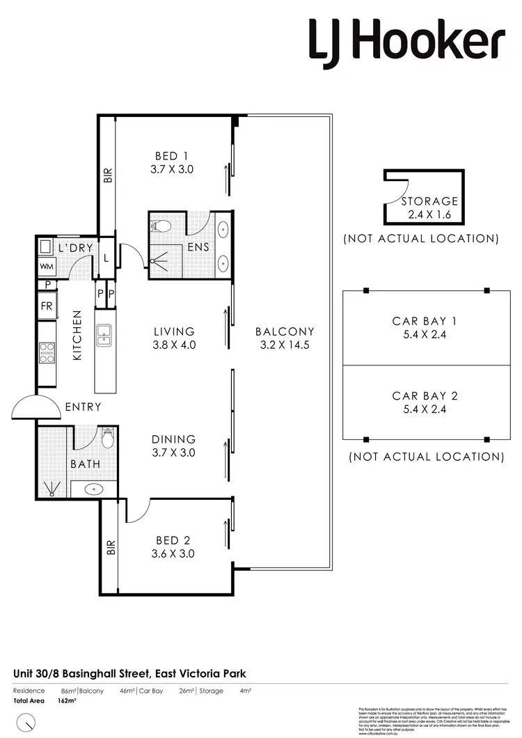 Floorplan of Homely apartment listing, 30/8 Basinghall Street, East Victoria Park WA 6101