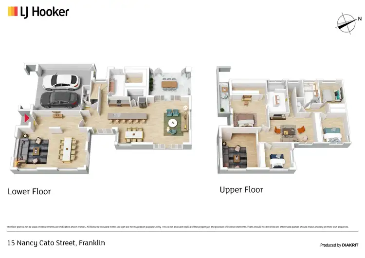 Floorplan of Homely house listing, 15 Nancy Cato Street, Franklin ACT 2913