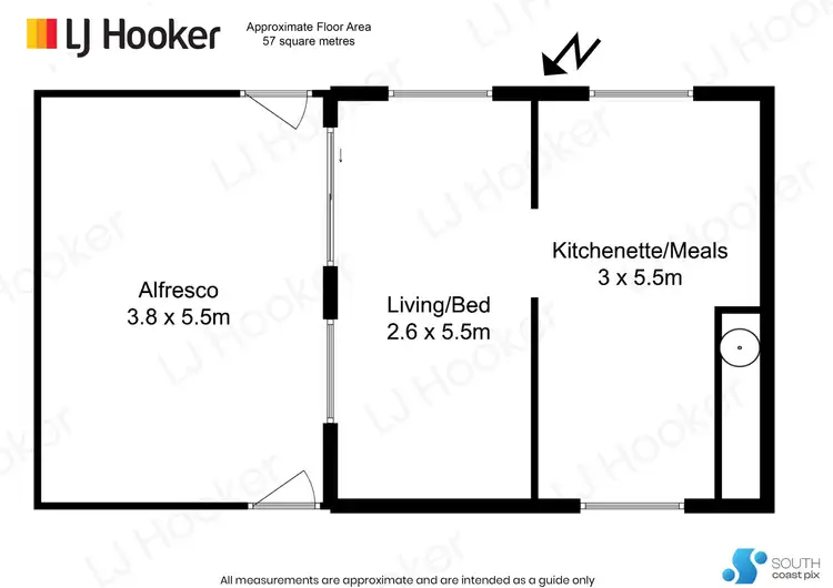 Floorplan of Homely house listing, 6/11195 Princes Highway, North Batemans Bay NSW 2536