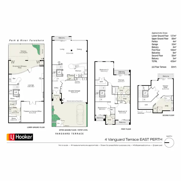 Floorplan of Homely house listing, 4 Vanguard Terrace, East Perth WA 6004