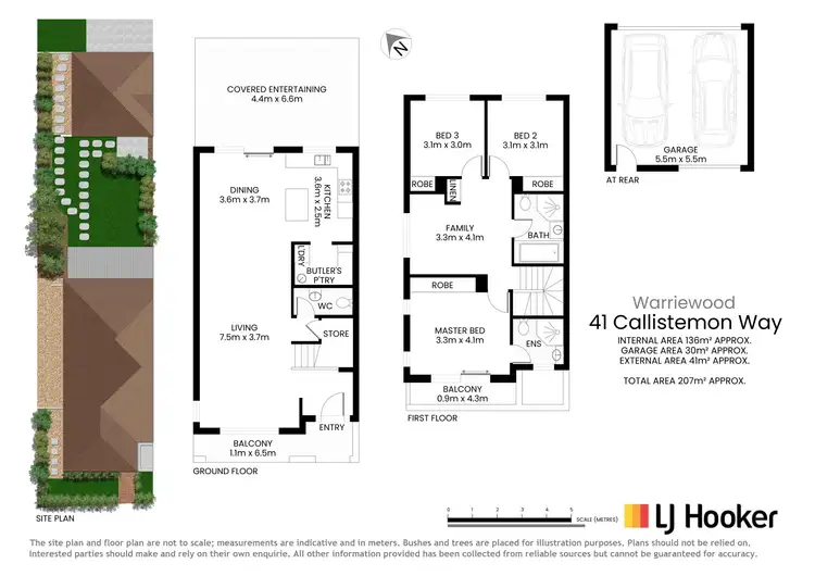 Floorplan of Homely townhouse listing, 41 Callistemon Way, Warriewood NSW 2102