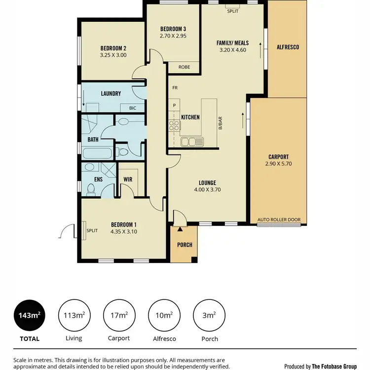 Floorplan of Homely unit listing, 1/14 Isabel Road, Munno Para West SA 5115