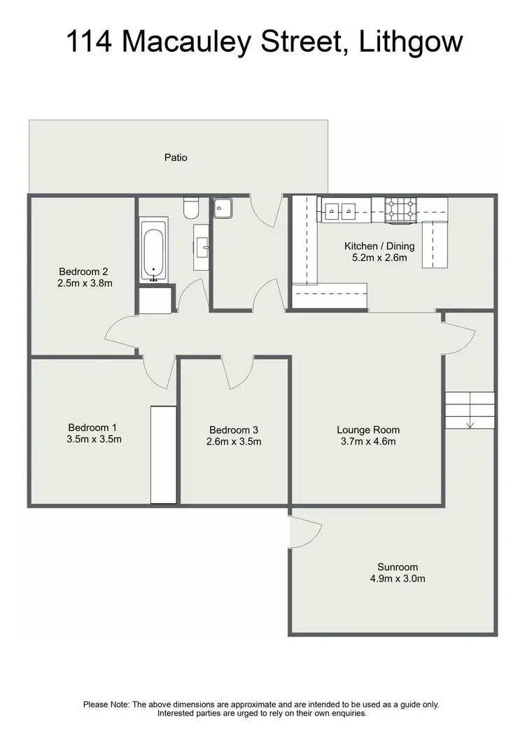 Floorplan of Homely house listing, 114 Macauley Street, Lithgow NSW 2790