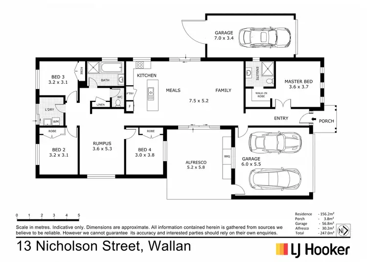 Floorplan of Homely house listing, 13 Nicholson Street, Wallan VIC 3756
