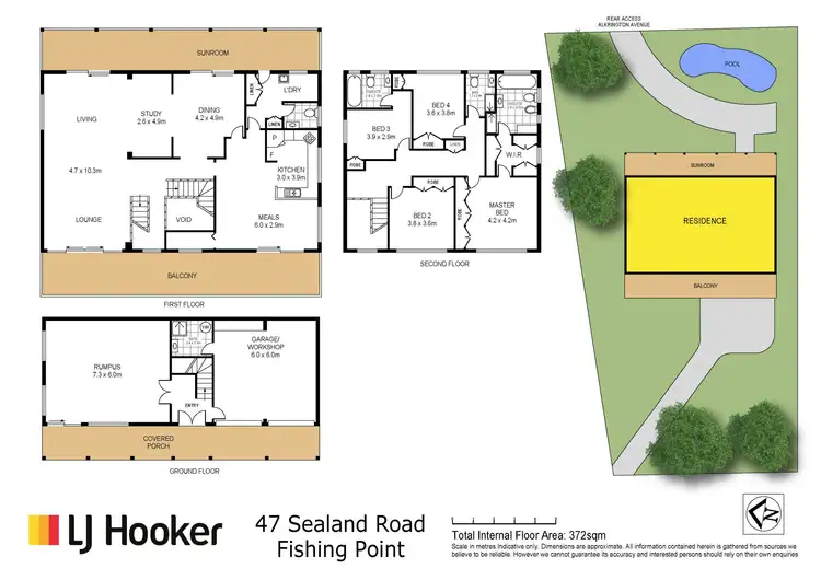 Floorplan of Homely house listing, 47 Sealand Road, Fishing Point NSW 2283