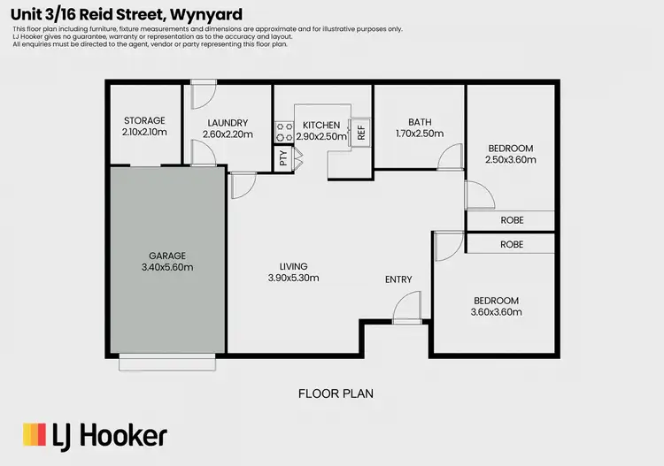 Floorplan of Homely house listing, Unit 3/16 Reid Street, Wynyard TAS 7325
