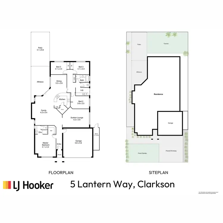 Floorplan of Homely house listing, 5 Lantern Way, Clarkson WA 6030