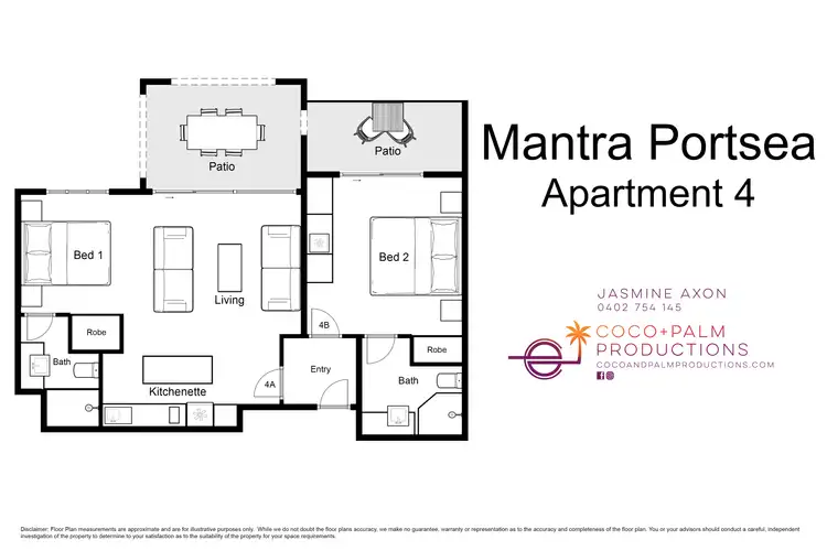Floorplan of Homely unit listing, 4 Portsea/70-76 Davidson Street, Port Douglas QLD 4877