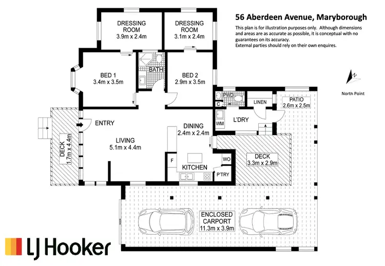 Floorplan of Homely house listing, 56 Aberdeen Avenue, Maryborough QLD 4650