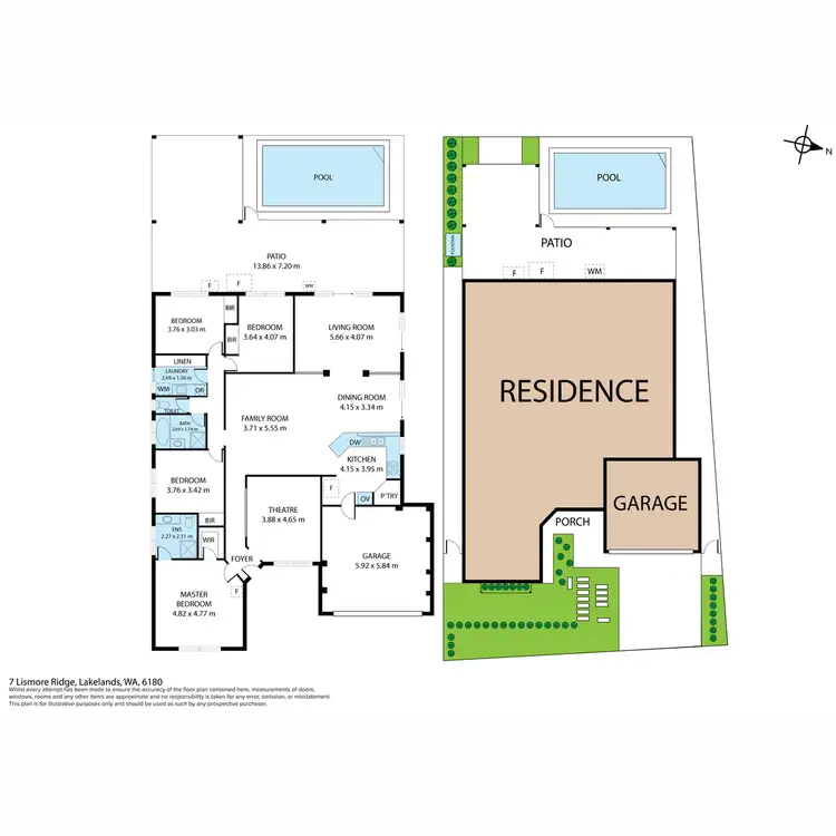 Floorplan of Homely house listing, 7 Lismore Ridge, Lakelands WA 6180