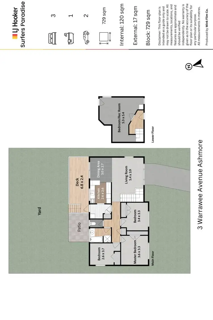 Floorplan of Homely house listing, 3 Warrawee Avenue, Ashmore QLD 4214