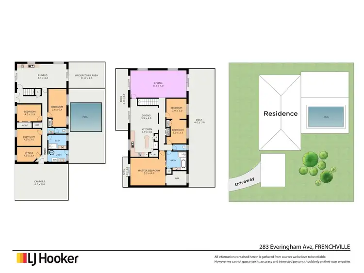 Floorplan of Homely house listing, 283 Everingham Avenue, Frenchville QLD 4701