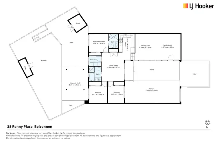 Floorplan of Homely townhouse listing, 38 Renny Place, Belconnen ACT 2617