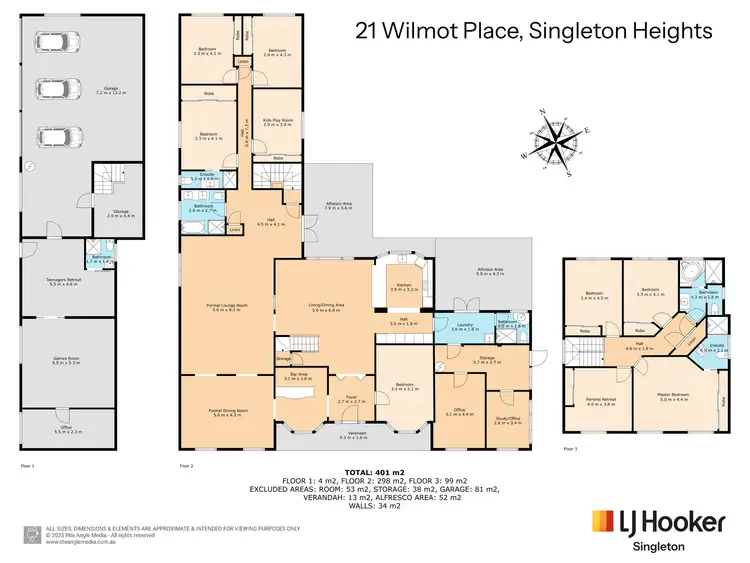 Floorplan of Homely house listing, 21 Wilmot Place, Singleton NSW 2330