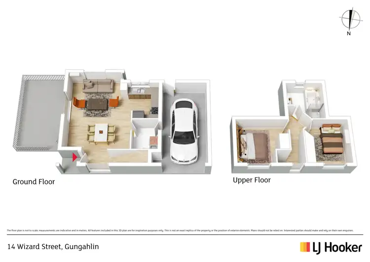 Floorplan of Homely house listing, 14 Wizard Street, Gungahlin ACT 2912