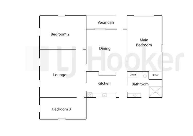 Floorplan of Homely house listing, 9 Macquarie Street, Coopernook NSW 2426