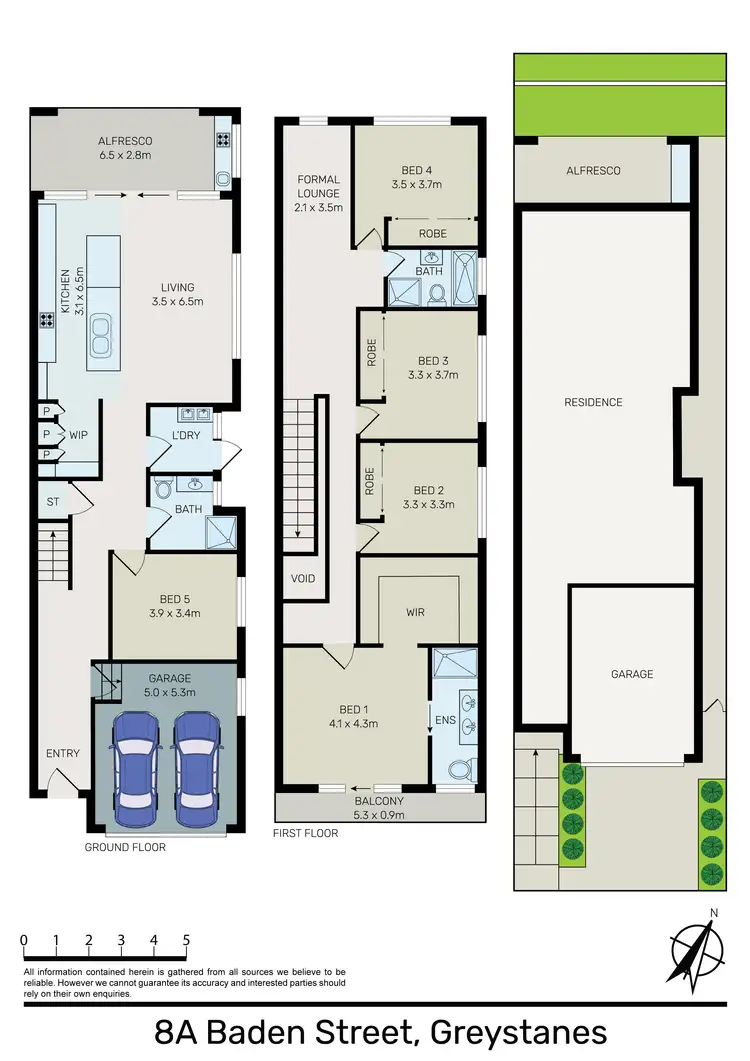 Floorplan of Homely house listing, 8A Baden Street, Greystanes NSW 2145