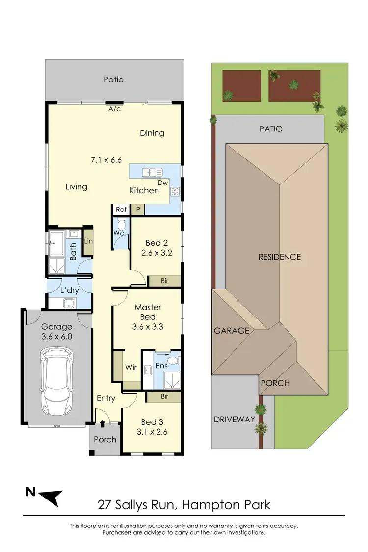 Floorplan of Homely house listing, 27 Sallys Run, Hampton Park VIC 3976