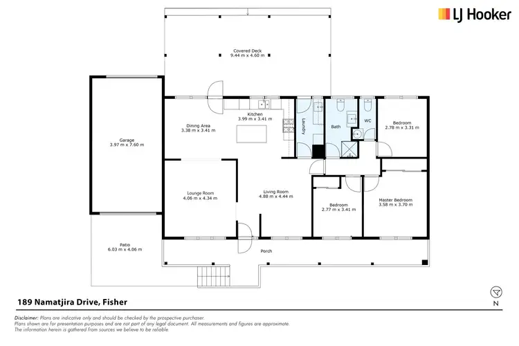 Floorplan of Homely house listing, 189 Namatjira Drive, Fisher ACT 2611