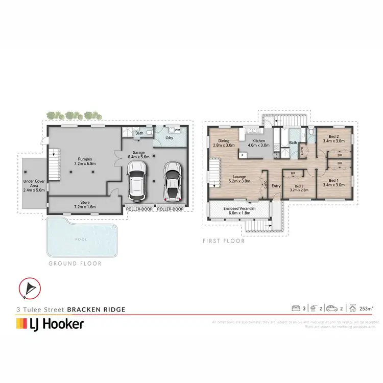 Floorplan of Homely house listing, 3 Tulee Street, Bracken Ridge QLD 4017