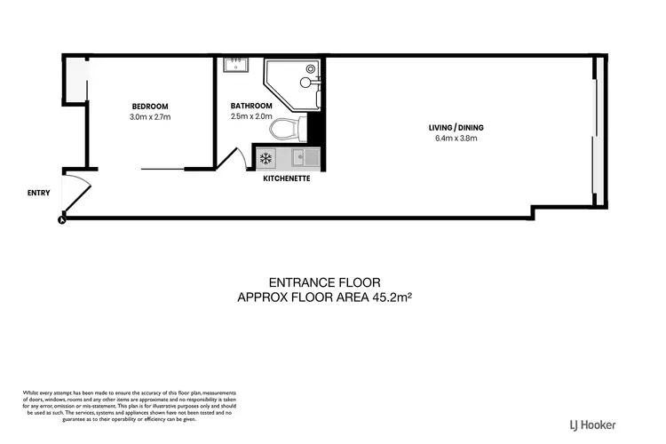 Floorplan of Homely apartment listing, 104/43 Shoal Bay Road, Shoal Bay NSW 2315