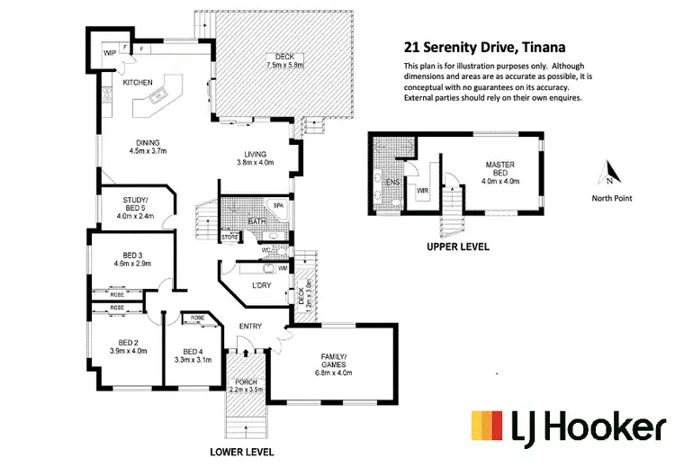 Floorplan of Homely house listing, 21 Serenity Drive, Tinana QLD 4650