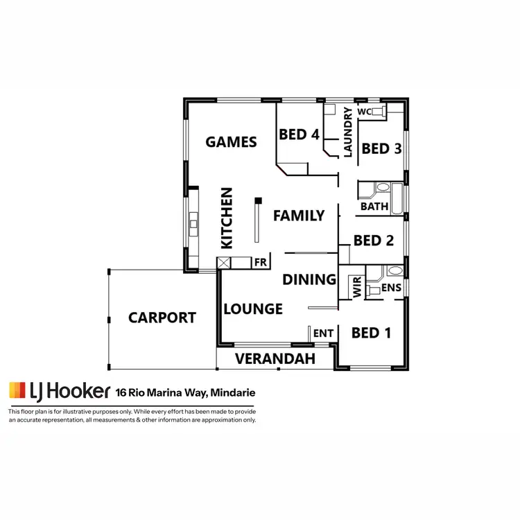 Floorplan of Homely house listing, 16 Rio Marina Way, Mindarie WA 6030