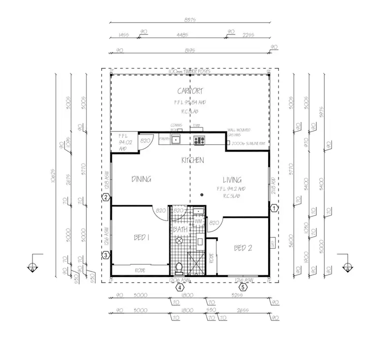 Floorplan of Homely house listing, 48a Desmond Street, Cessnock NSW 2325