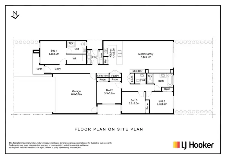 Floorplan of Homely house listing, 6 Kite Street, Deanside VIC 3336