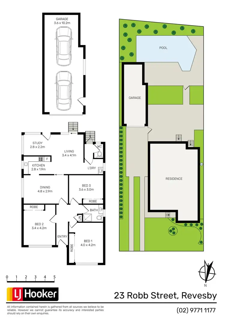 Floorplan of Homely house listing, 23 Robb Street, Revesby NSW 2212