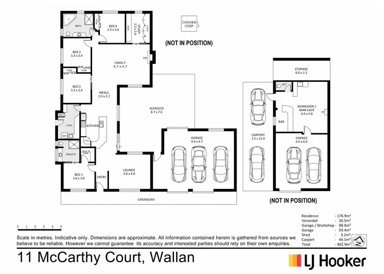 Floorplan of Homely house listing, 11 McCarthy Court, Wallan VIC 3756