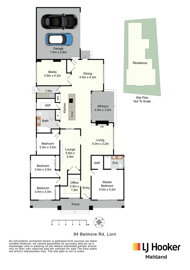 Floorplan of Homely house listing, 94 Belmore Road, Lorn NSW 2320