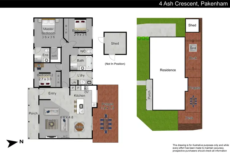 Floorplan of Homely house listing, 4 Ash Crescent, Pakenham VIC 3810