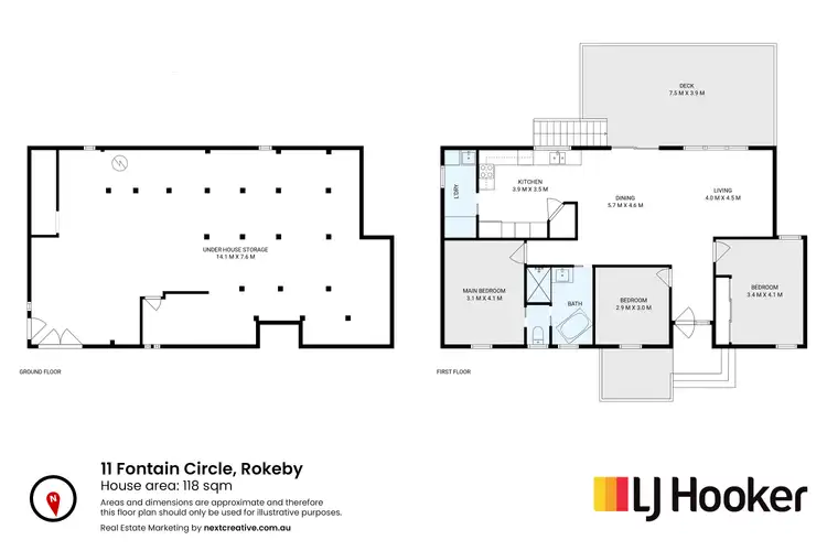 Floorplan of Homely house listing, 11 Fontain Circle, Rokeby TAS 7019