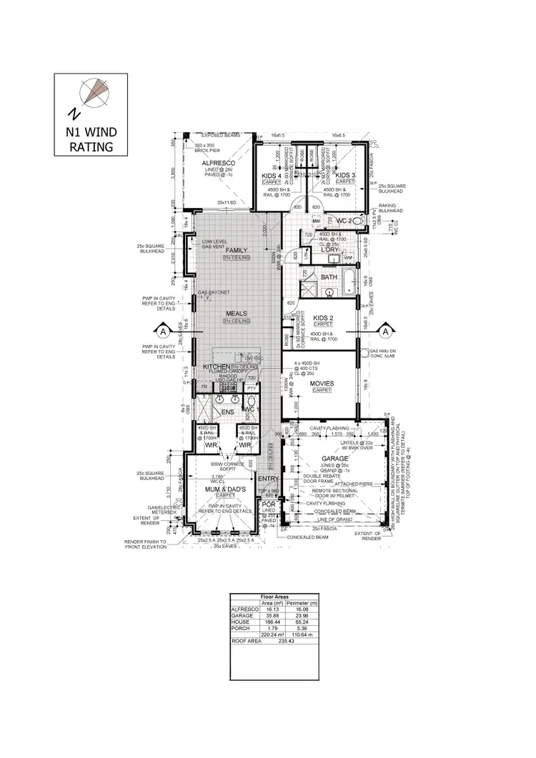 Floorplan of Homely house listing, 4 Serisier Parkway, Queens Park WA 6107