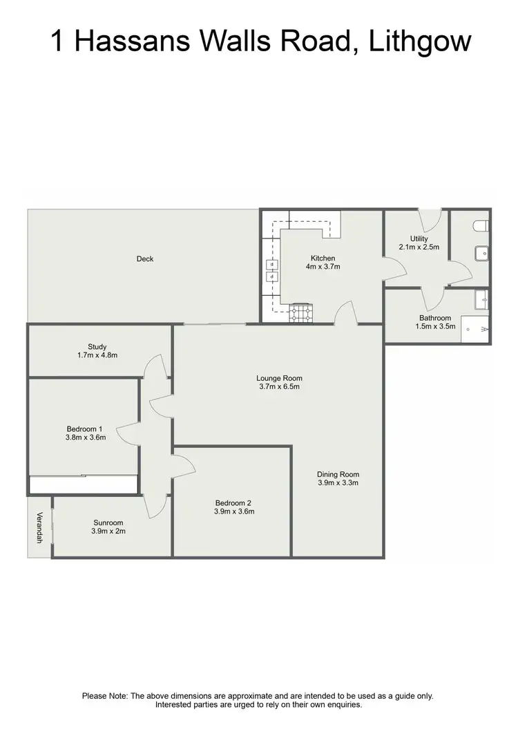 Floorplan of Homely house listing, 1 Hassans Walls Road, Lithgow NSW 2790