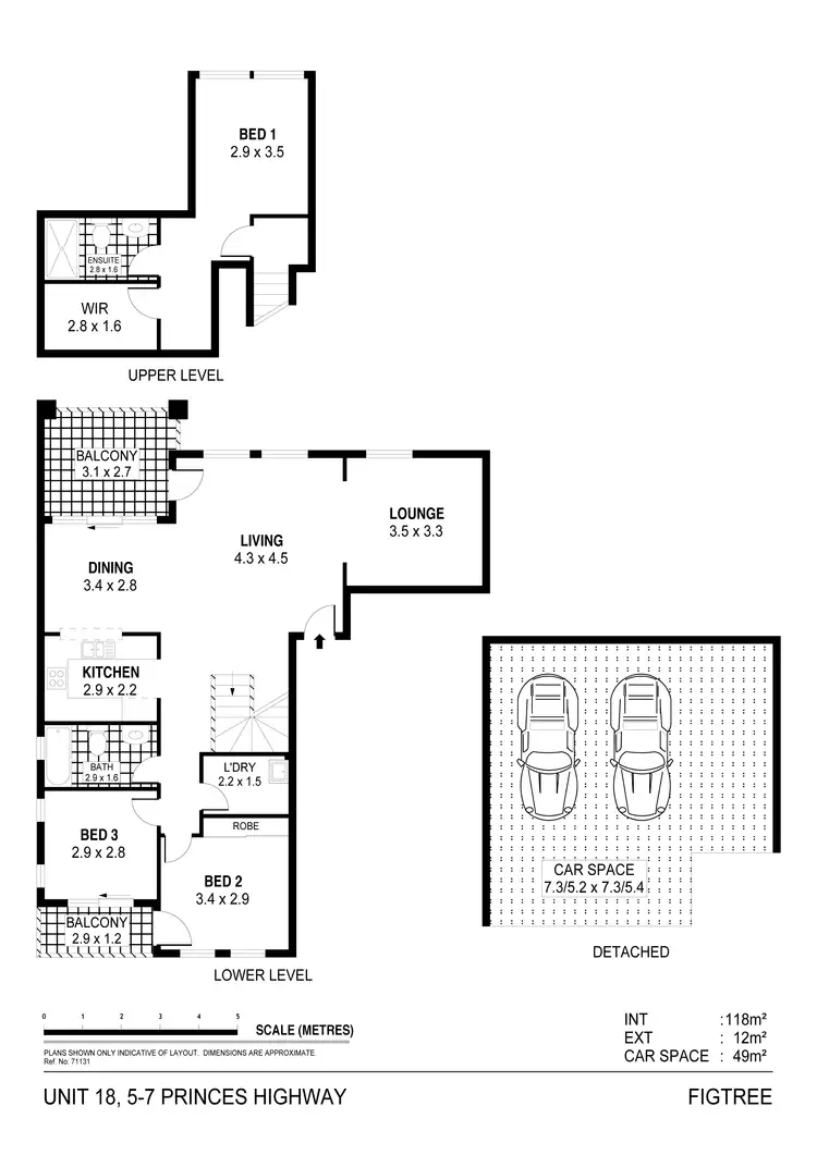 Floorplan of Homely apartment listing, 18/5-7 Princes Highway, Figtree NSW 2525