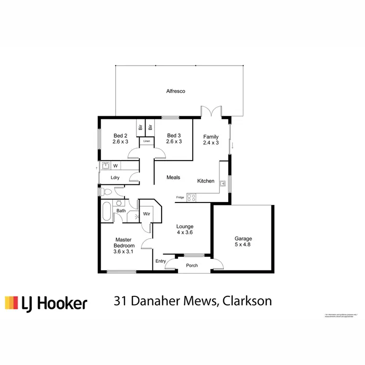 Floorplan of Homely house listing, 31 Danaher Mews, Clarkson WA 6030