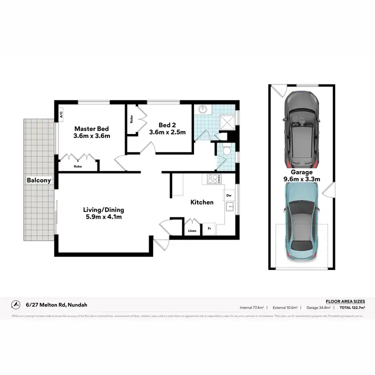 Floorplan of Homely unit listing, 6/27 Melton Road, Nundah QLD 4012